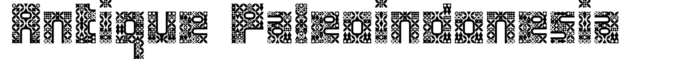 Antique Paleoindonesia